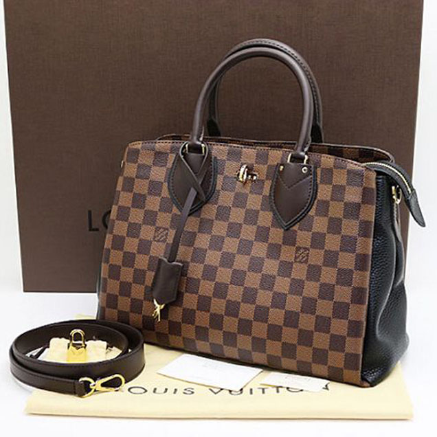 Сумка Louis Vuitton N41487 Normandy Tote Bag Damier Ebene Canvas "Brown" фото № 8