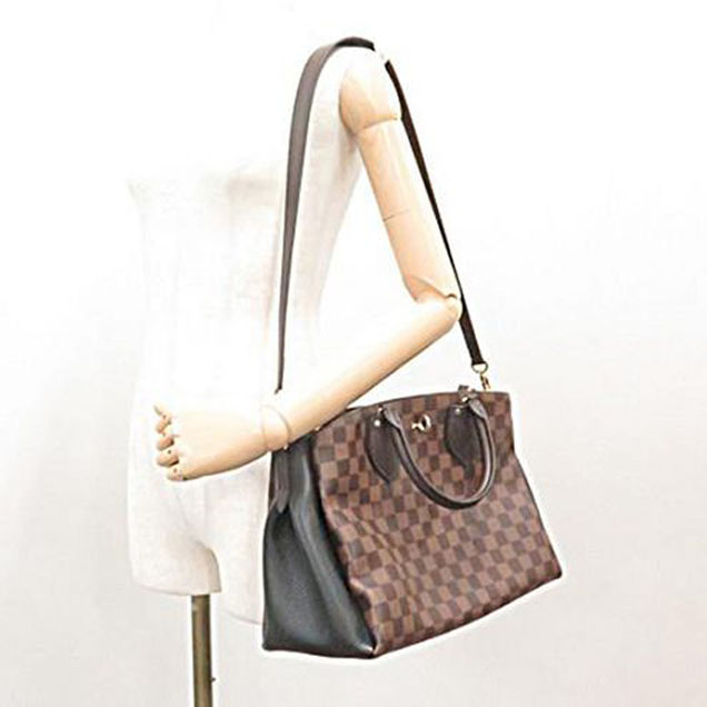 Сумка Louis Vuitton N41487 Normandy Tote Bag Damier Ebene Canvas "Brown" фото № 9