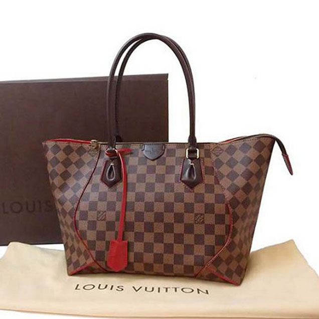 Сумка Louis Vuitton N41548 Caissa Tote MM Tote Bag Damier Ebene Canvas "Brown" фото № 8