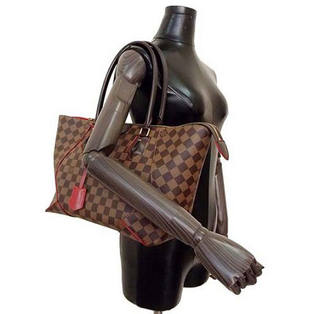 Сумка Louis Vuitton N41548 Caissa Tote MM Tote Bag Damier Ebene Canvas "Brown" фото № 9