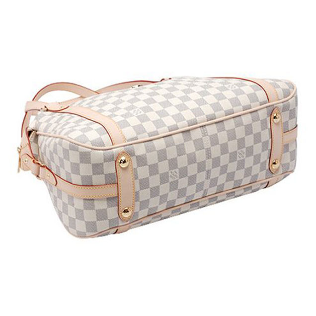 Сумка Louis Vuitton N42220 Stresa PM Shoulder Bag Damier Azur Canvas "White" фото № 4