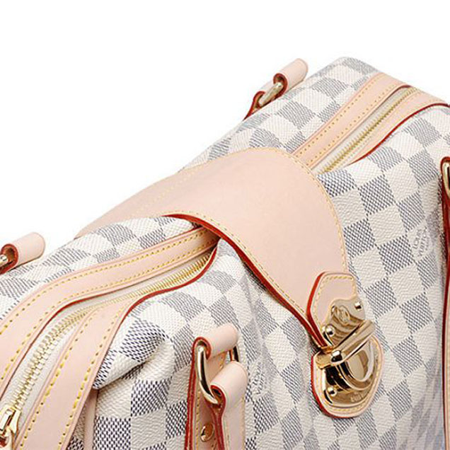 Сумка Louis Vuitton N42220 Stresa PM Shoulder Bag Damier Azur Canvas "White" фото № 6
