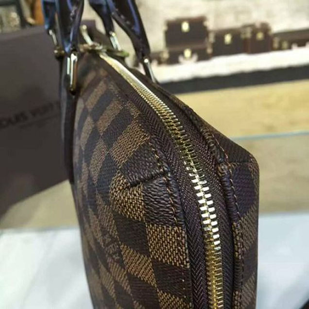 Портфель Louis Vuitton N42242 Porte Documents Jour Briefcase Damier Ebene Canvas "Brown" фото № 7