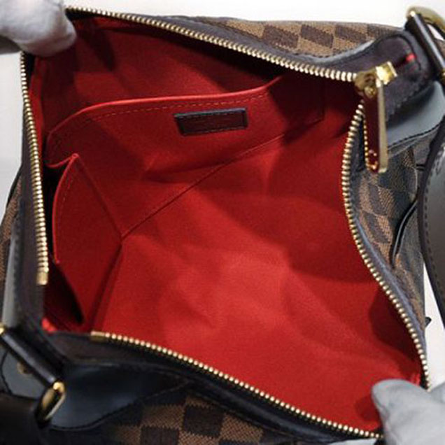 Сумка Louis Vuitton N48181 Thames GM Hobo Bag Damier Ebene Canvas "Brown" фото № 6