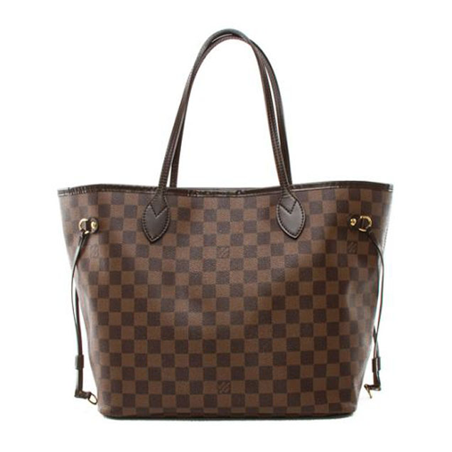 Сумка Louis Vuitton N51105 Neverfull MM Shoulder Bag Damier Ebene Canvas "Brown" фото № 2