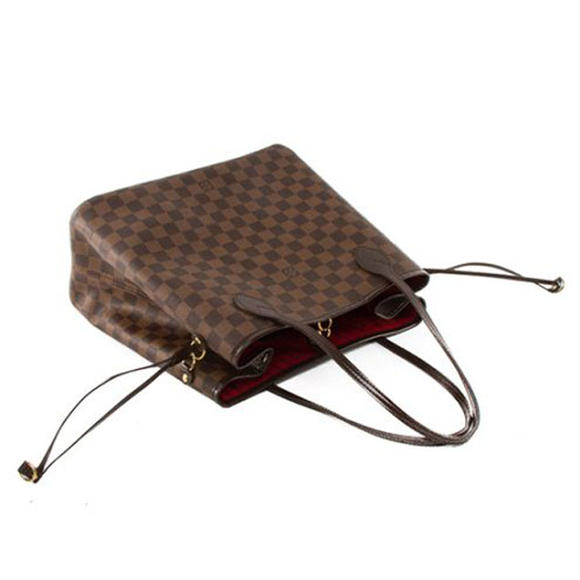 Сумка Louis Vuitton N51105 Neverfull MM Shoulder Bag Damier Ebene Canvas "Brown" фото № 7