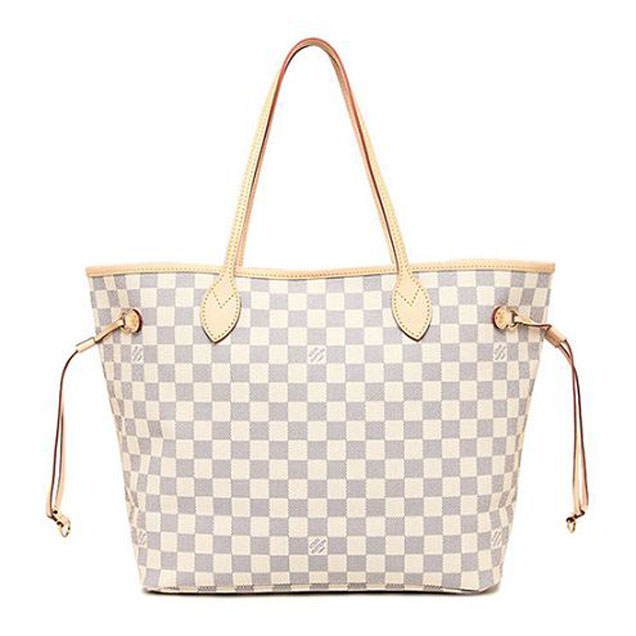 Сумка Louis Vuitton N51108 Neverfull GM Shoulder Bag Damier Azur Canvas "White" фото № 2
