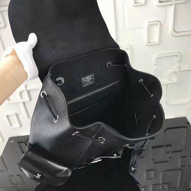 Рюкзак Louis Vuitton M50159 Christopher PM Backpack Epi Leather "Black" фото № 10