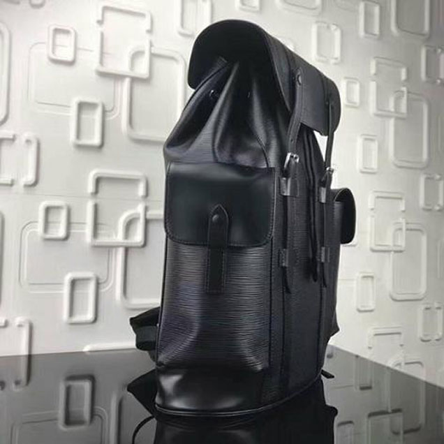 Рюкзак Louis Vuitton M50159 Christopher PM Backpack Epi Leather "Black" фото № 4