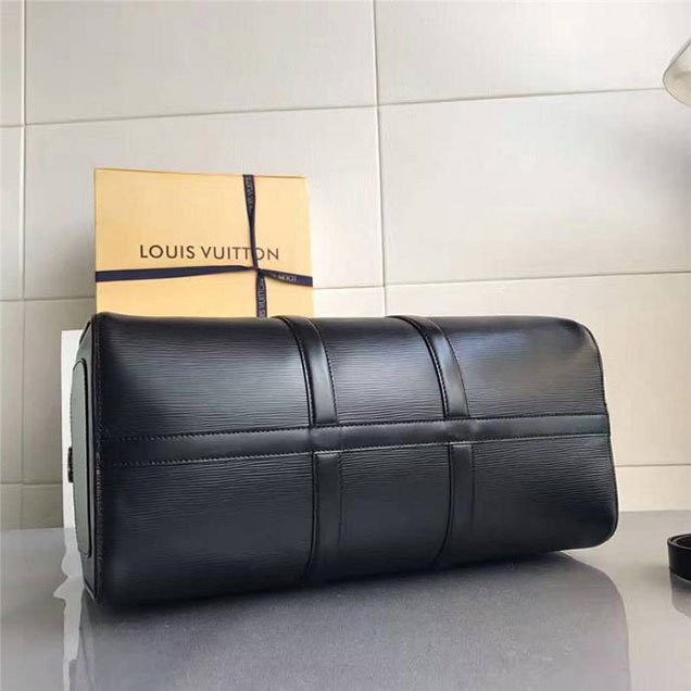Сумка Louis Vuitton x Supreme Keepall Bandouliere 45 M53433 Epi Leather "Black" фото № 6