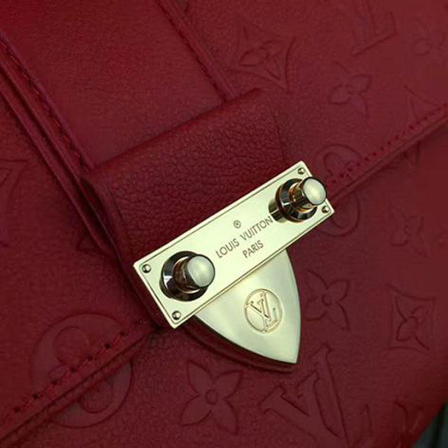 Сумка Louis Vuitton Saint Sulpice PM M43393 Monogram Empreinte Leather "Red" фото № 5