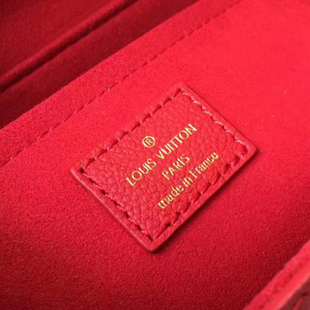 Сумка Louis Vuitton Saint Sulpice PM M43393 Monogram Empreinte Leather "Red" фото № 10