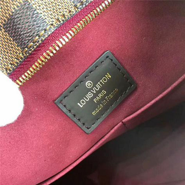 Сумка Louis Vuitton Jersey N44021 Damier Ebene Canvas "Brown" фото № 10