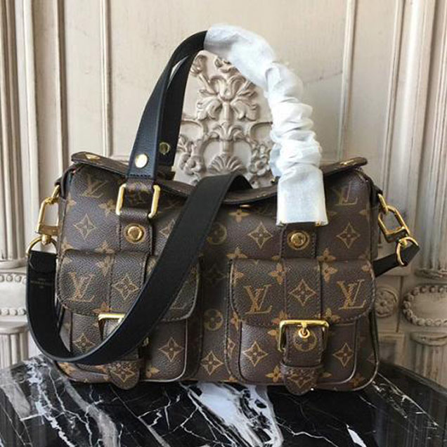 Сумка Louis Vuitton Manhattan M44207 Monogram Canvas "Brown" фото № 2