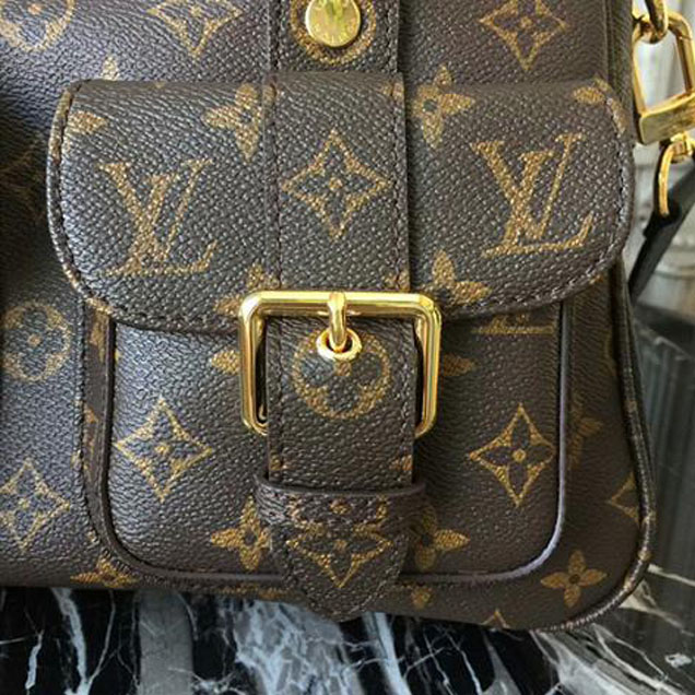 Сумка Louis Vuitton Manhattan M44207 Monogram Canvas "Brown" фото № 6