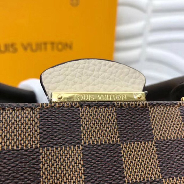 Сумка Louis Vuitton Brittany N44020 Damier Ebene Canvas Creme "Brown" фото № 6