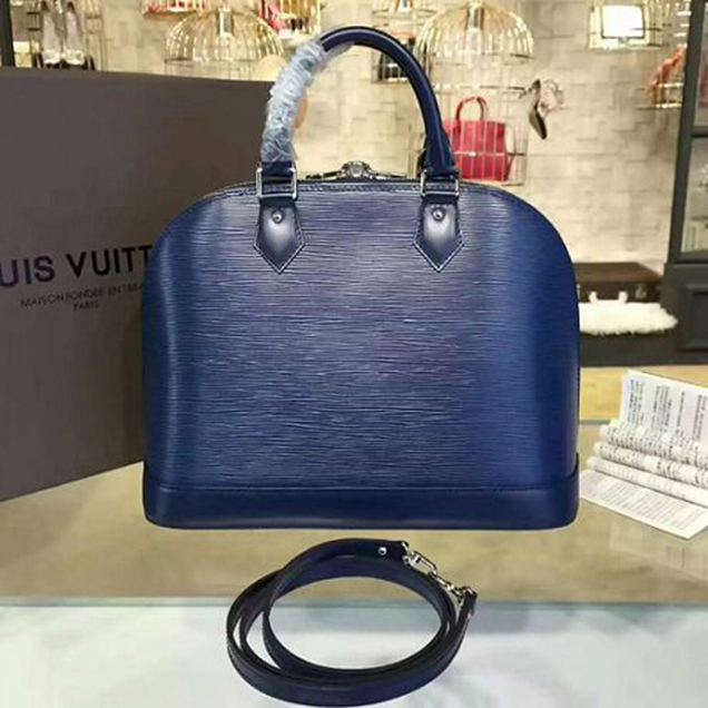 Сумка Louis Vuitton Alma PM M40620 Epi Leather "Navy Blue" фото № 4
