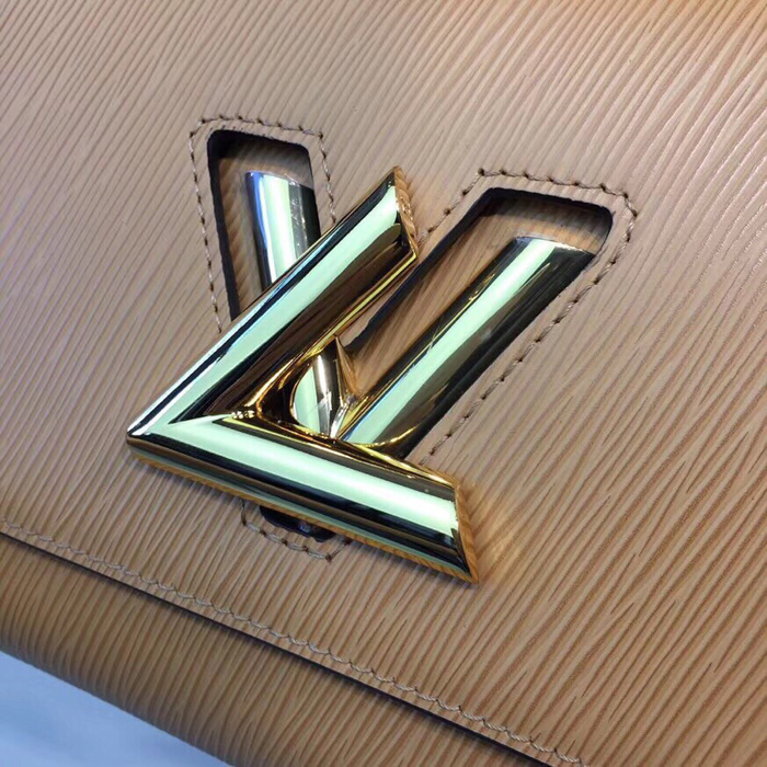 Сумка Louis Vuitton Twist MM M51884 Camel Epi Leather "Beige" фото № 6