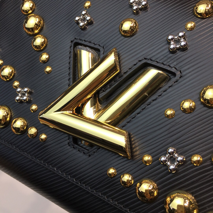 Сумка Louis Vuitton Twist MM M52510 Epi Leather "Black" фото № 5