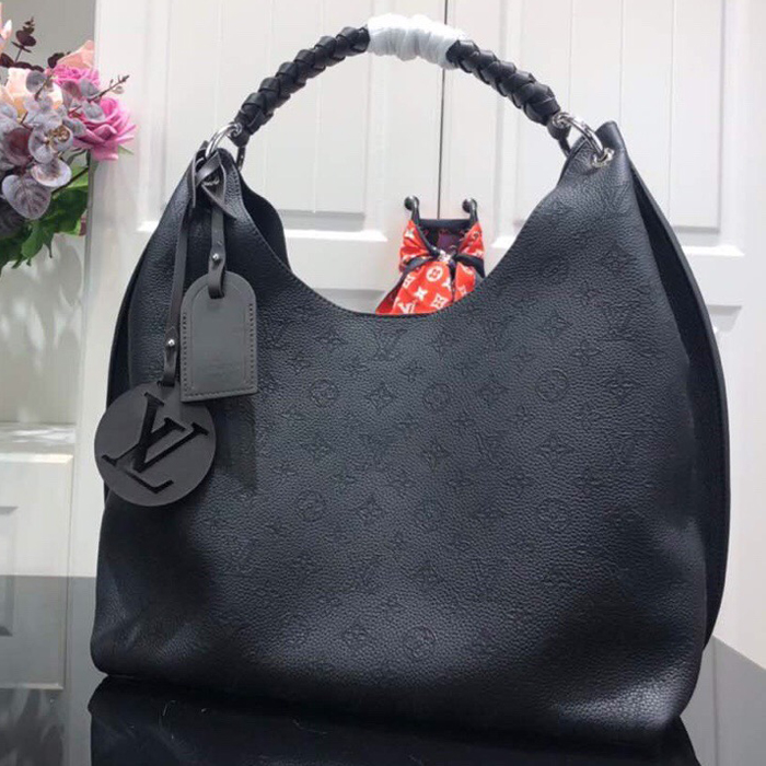 Сумка Louis Vuitton Carmel M52950 Mahina Leather "Black" фото № 3