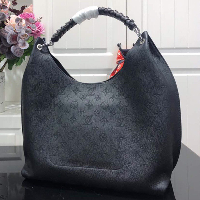 Сумка Louis Vuitton Carmel M52950 Mahina Leather "Black" фото № 4