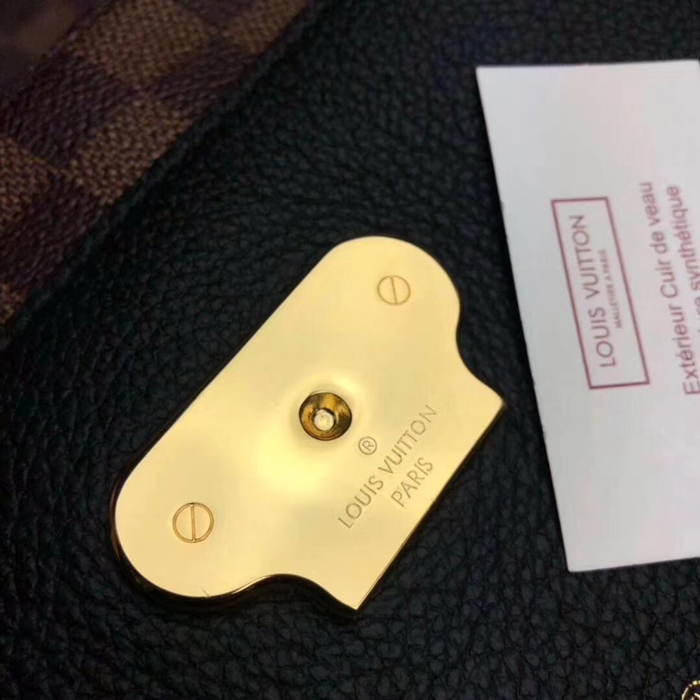 Сумка Louis Vuitton Vavin PM N40108 Damier Ebene Canvas Black "Brown" фото № 9