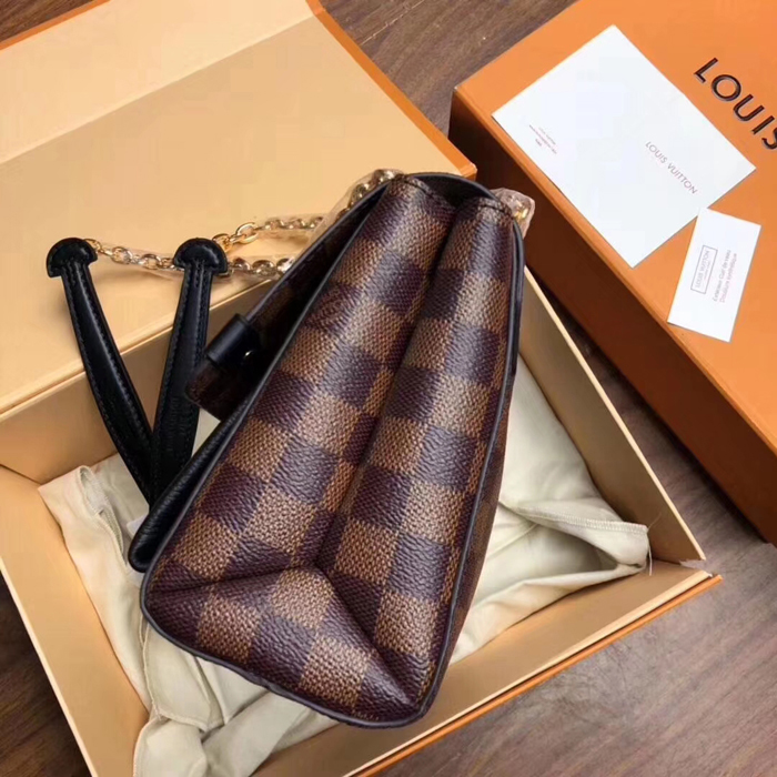 Сумка Louis Vuitton Vavin PM N40108 Damier Ebene Canvas Black "Brown" фото № 5