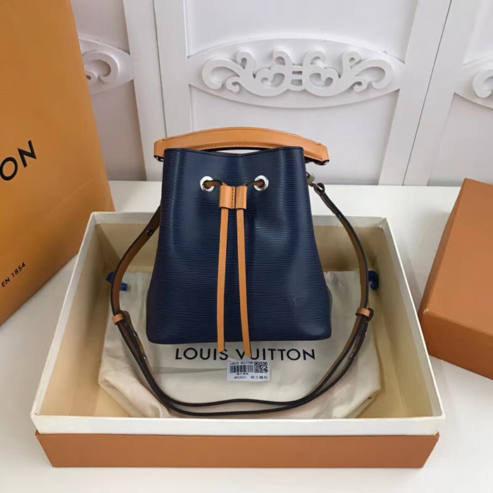 Сумка Louis Vuitton NeoNoe BB M53610 Epi Leather Indigo Safran "Navy Blue" фото № 2