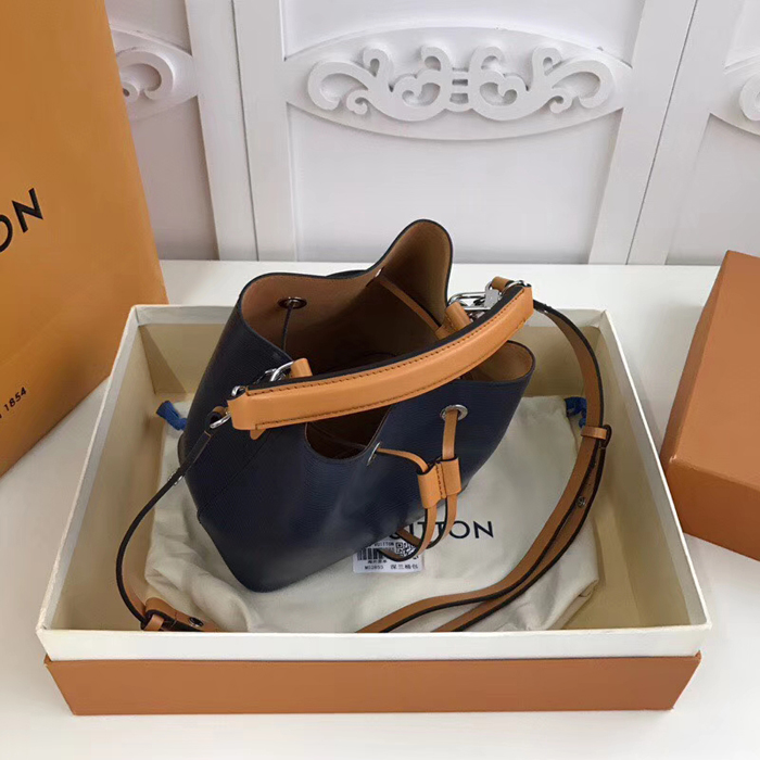 Сумка Louis Vuitton NeoNoe BB M53610 Epi Leather Indigo Safran "Navy Blue" фото № 6