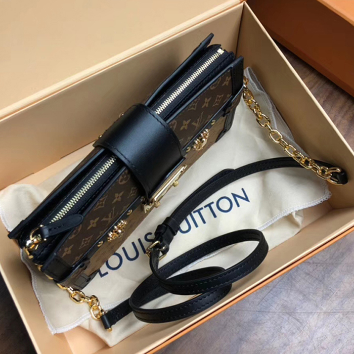 Сумка Louis Vuitton Trunk Clutch M43596 Monogram Canvas "Brown" фото № 4