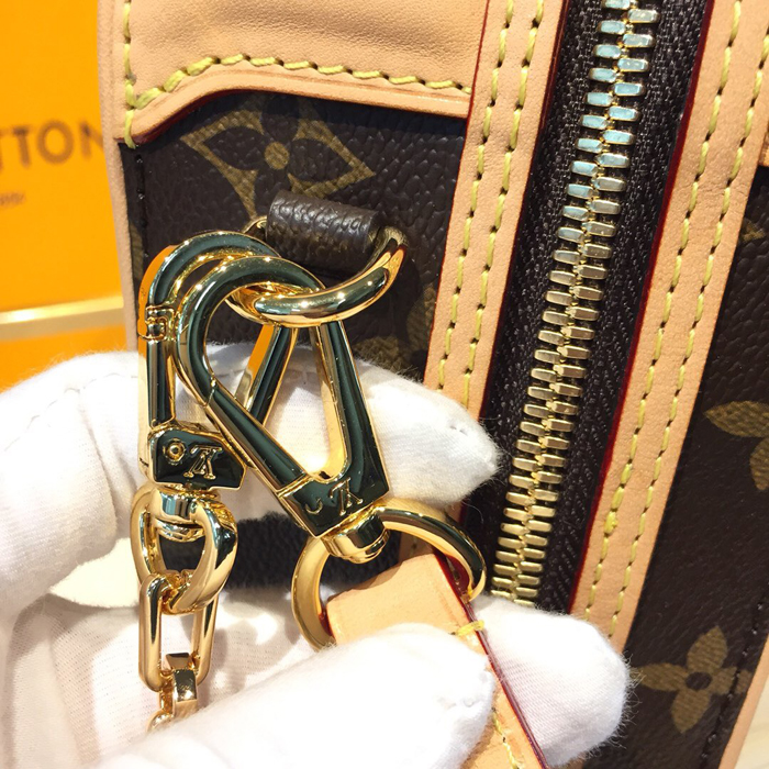 Сумка Louis Vuitton Mini Luggage M44581 Monogram Canvas "Brown" фото № 8