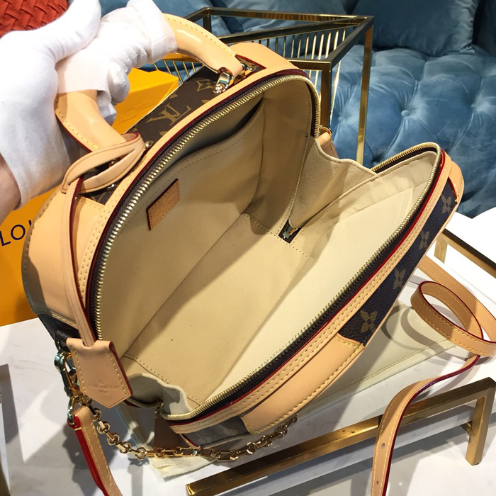 Сумка Louis Vuitton Mini Luggage M44581 Monogram Canvas "Brown" фото № 9