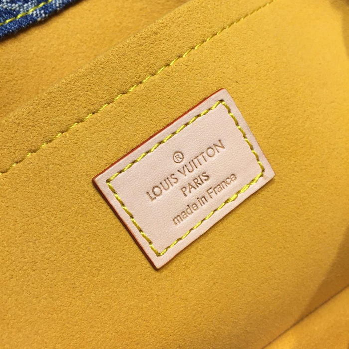 Сумка Louis Vuitton Flat Shopper Shoulder Bag M95018 Monogram "Denim Blue" фото № 10