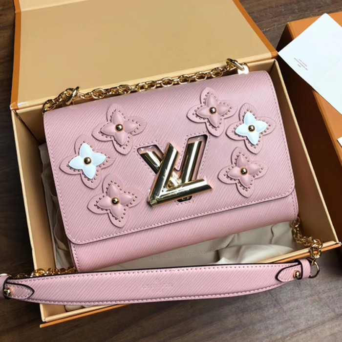 Сумка Louis Vuitton Twist MM M53851 Epi Leather Ballerine "Pink" фото № 2