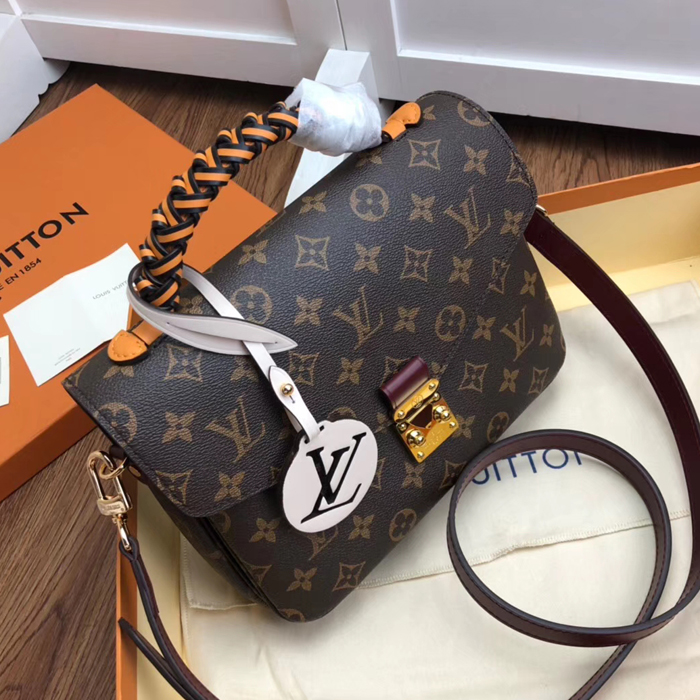 Сумка Louis Vuitton Pochette Metis M44668 Monogram Canvas "Brown" фото № 3