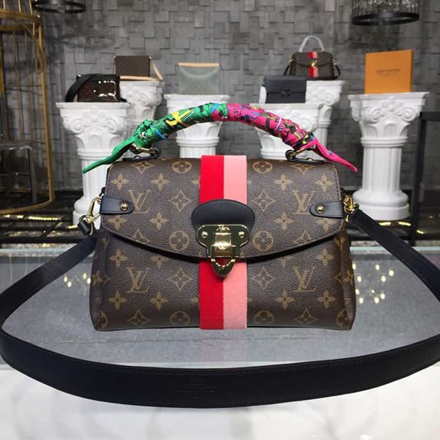 Сумка Louis Vuitton Georges BB Bag Monogram Canvas Fall Winter 2018 Collection M43866 Coquelicot Peche "Brown" фото № 2