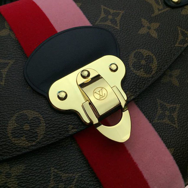 Сумка Louis Vuitton Georges BB Bag Monogram Canvas Fall Winter 2018 Collection M43866 Coquelicot Peche "Brown" фото № 5