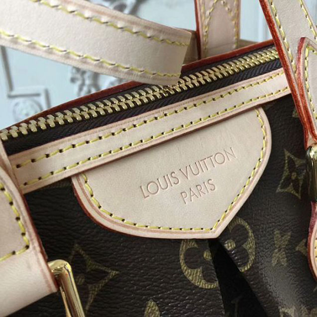 Сумка Louis Vuitton M40145 Palermo PM Shoulder Bag Monogram Canvas "Brown" фото № 6
