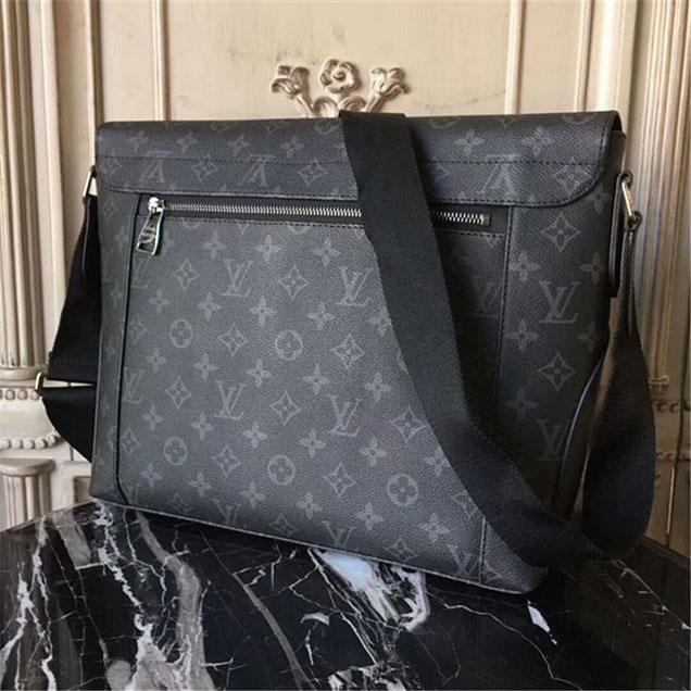 Сумка Louis Vuitton M40539 Messenger MM Explorer Messenger Bag Monogram Eclipse Canvas "Black" фото № 4