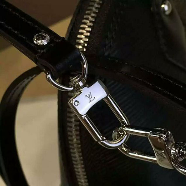 Сумка Louis Vuitton M40862 Alma BB Tote Bag Epi Leather "Black" фото № 8