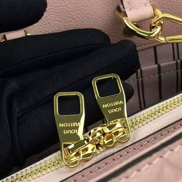 Сумка Louis Vuitton M41199 Montaigne BB Tote Bag Monogram Empreinte Leather "Pink" фото № 7