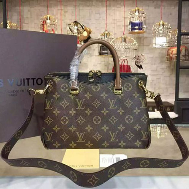Сумка Louis Vuitton M41218 Pallas BB Tote Bag Monogram Canvas "Brown" фото № 4