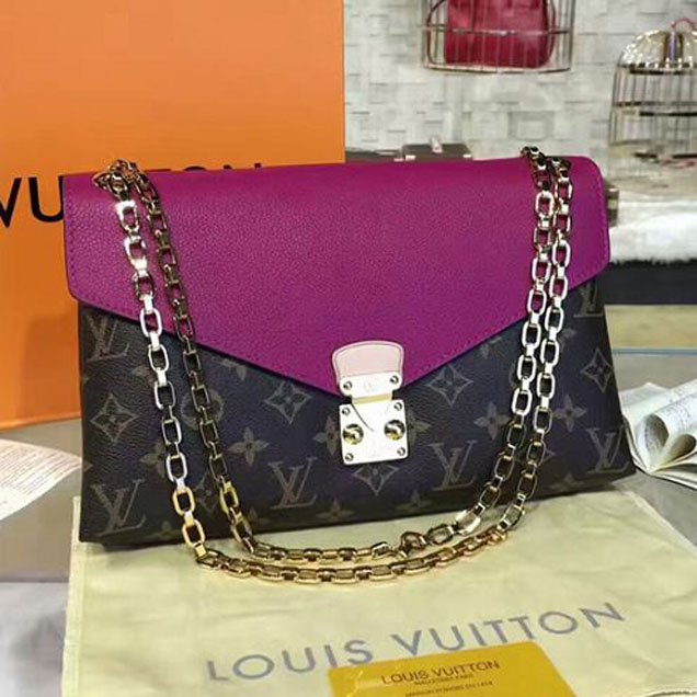 Сумка Louis Vuitton M41635 Pallas Chain Shoulder Bag Monogram Canvas "Brown" фото № 2