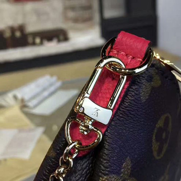 Сумка Louis Vuitton M41638 Pallas Clutch Crossbody Bag Monogram Canvas "Brown" фото № 6