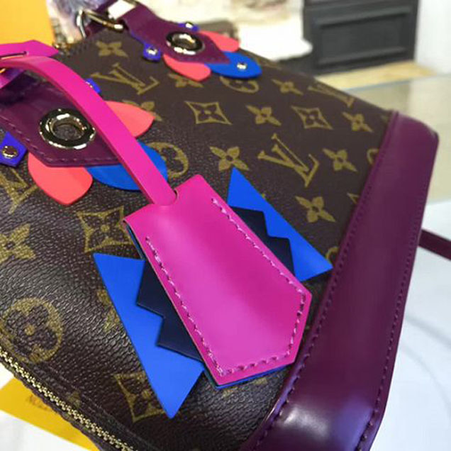 Сумка Louis Vuitton M41660 Alma BB Totem Tote Bag Monogram Canvas "Brown" фото № 5