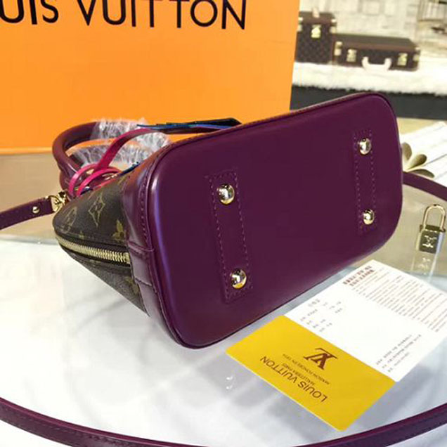 Сумка Louis Vuitton M41660 Alma BB Totem Tote Bag Monogram Canvas "Brown" фото № 8