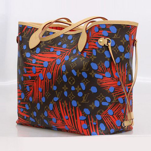 Сумка Louis Vuitton M41978 Neverfull MM Shoulder Bag Monogram Canvas "Brown" фото № 3