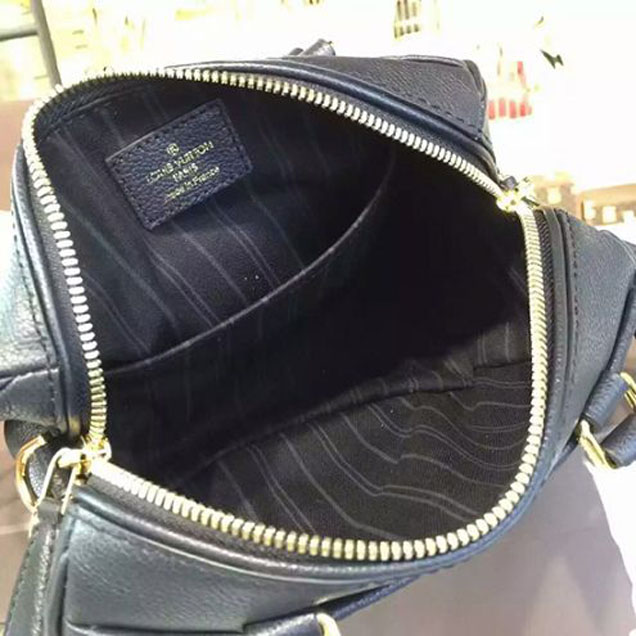 Сумка Louis Vuitton M42397 Speedy Bandouliere 20 Tote Bag Monogram Empreinte Leather "Black" фото № 10