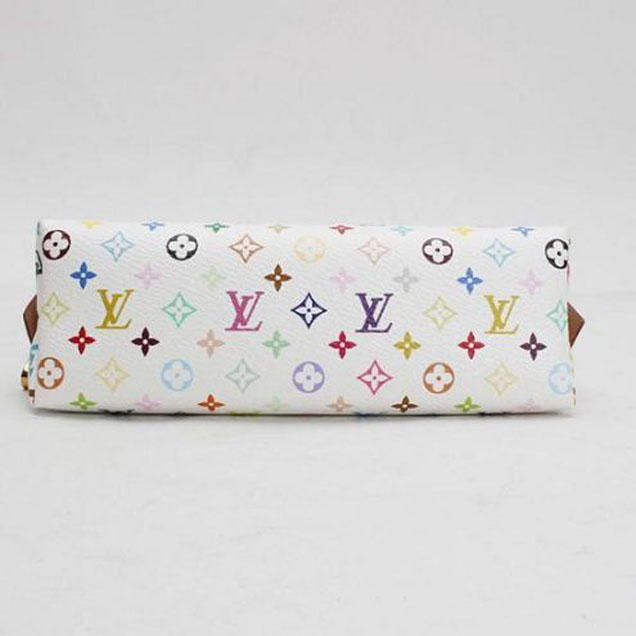 Косметичка Louis Vuitton M47354 Cosmetic Pouch Monogram Multicolore Canvas "White" фото № 4