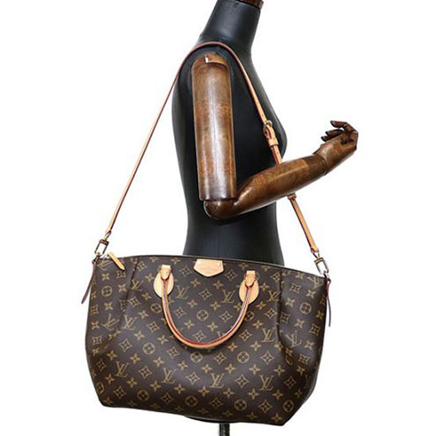 Сумка Louis Vuitton M48815 Turenne GM Tote Bag Monogram Canvas "Brown" фото № 10